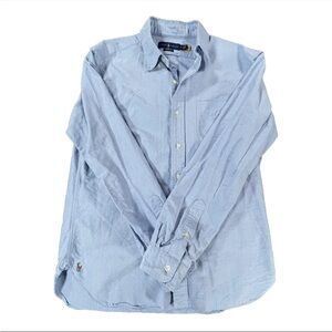 Ralph Lauren Classic Fit Oxford Button Down Sz M Blue Men Casual Quiet Luxury